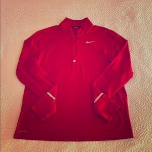 Red Nike men’s long sleeve top